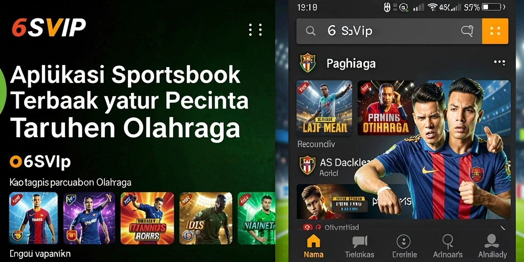 Tampilan gameplay di aplikasi Sportsbook 6SVIP yang menarik dan informatif.