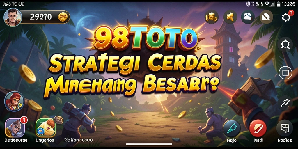 Tampilan gameplay strategi intens dari 98TOTO.