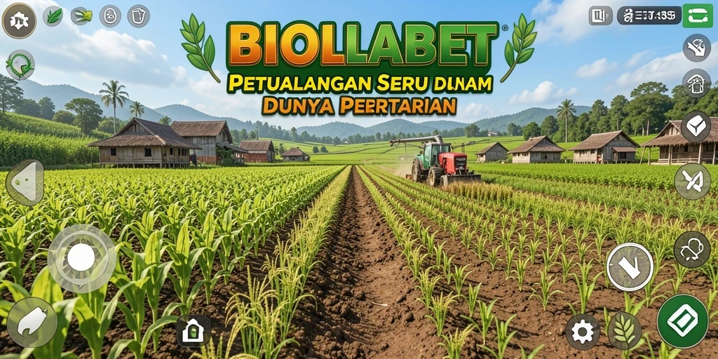 Screenshot gameplay <strong>BIOLABET</strong> menunjukkan aktivitas bertani yang menarik dan menyenangkan.