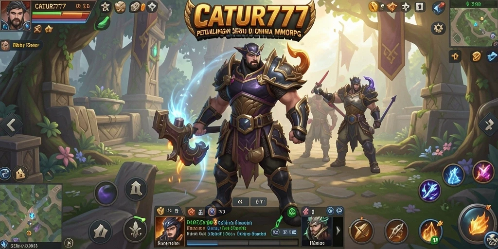 Tampilan gameplay seru dan dinamis di CATUR777 yang menampilkan aksi petualangan.