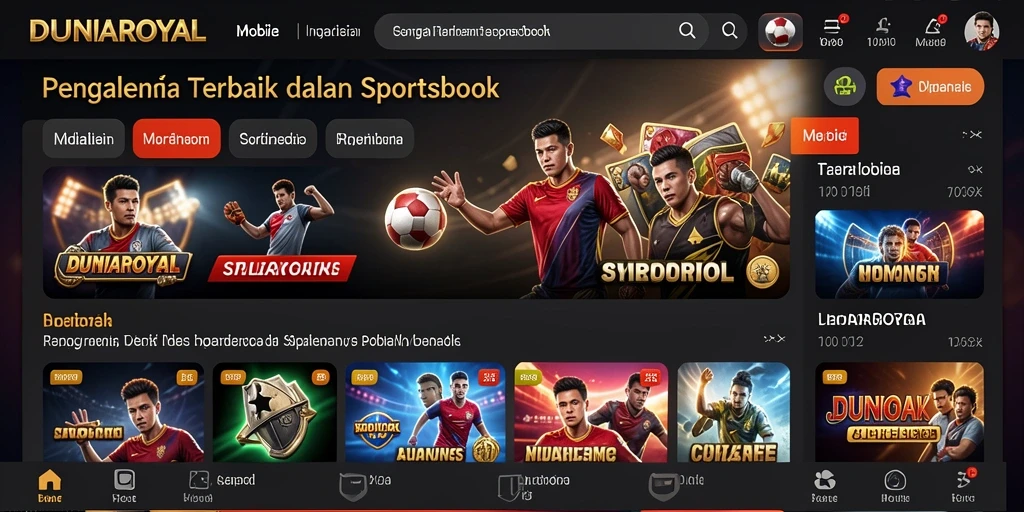 Tampilan screenshot gameplay DUNIAROYAL yang menarik dan interaktif.