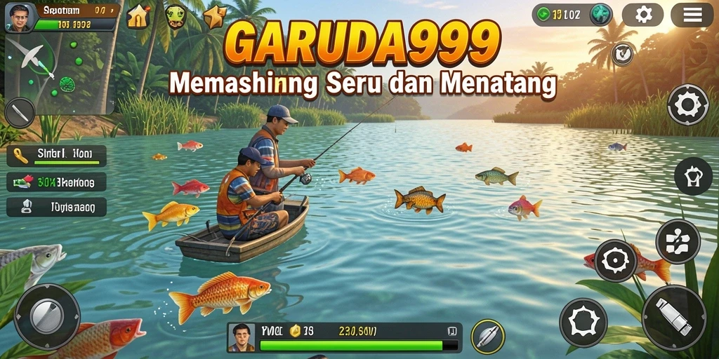 Tangkapan ikan yang besar dalam GARUDA999 saat bermain dengan teman-teman.