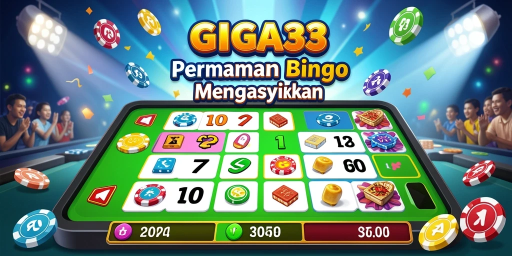 Tampilan gameplay GIGA33 yang seru dalam permainan Bingo.