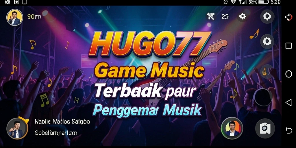 Gameplay HUGO77 yang interaktif dan menyenangkan di layar.