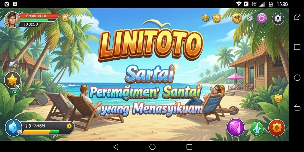 Tampilan gameplay <strong>LINITOTO</strong> yang penuh warna dan menarik.