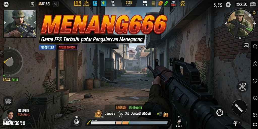 Gameplay epik dalam MENANG666 dengan aksi tembak menembak yang intens.