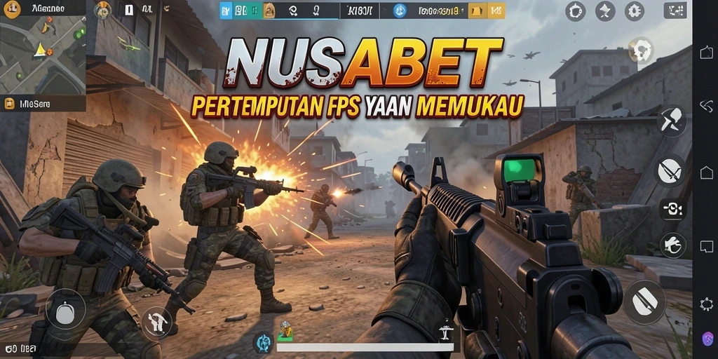 Tangkapan layar dari gameplay mendebarkan dalam NUSABET.