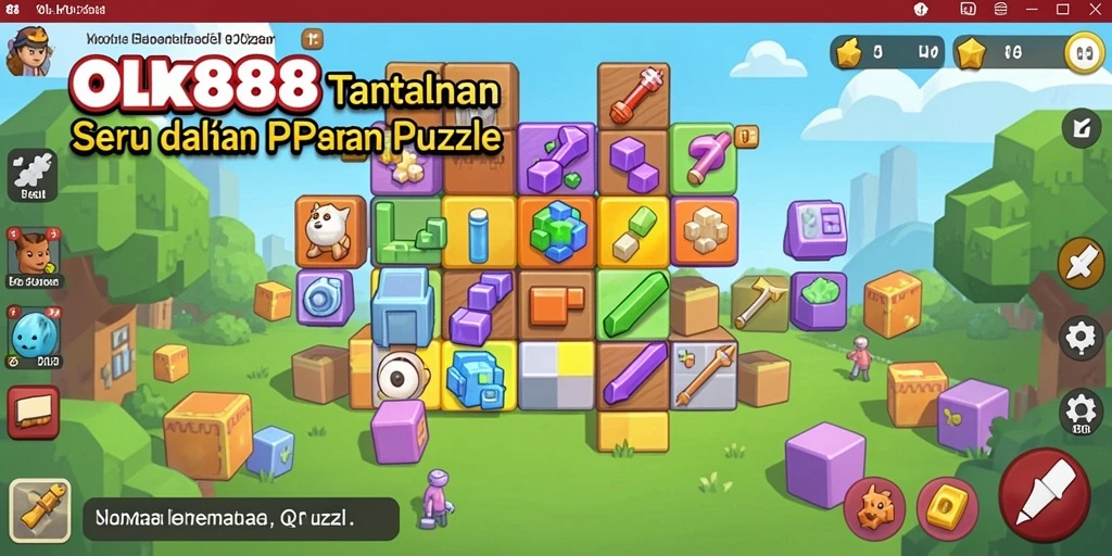 Tampilkan gameplay menarik dari OLX888 dalam tantangan Puzzle.