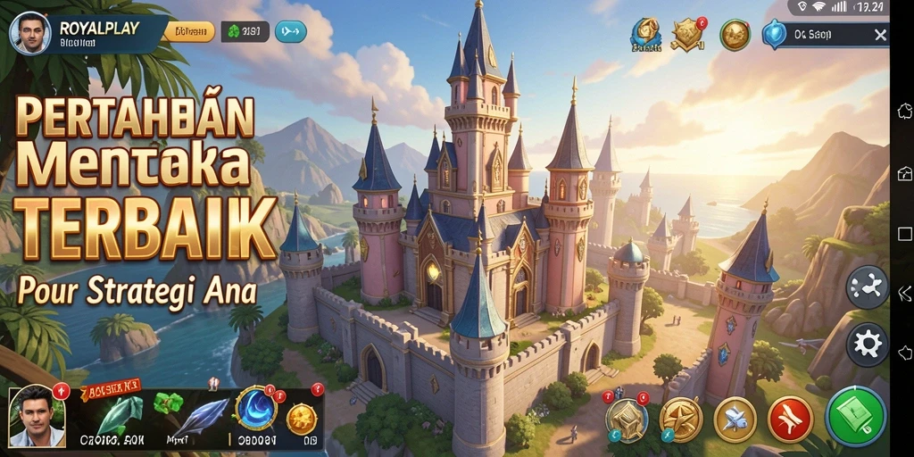 Gameplay menara pertahanan yang mendebarkan dalam ROYALPLAY.
